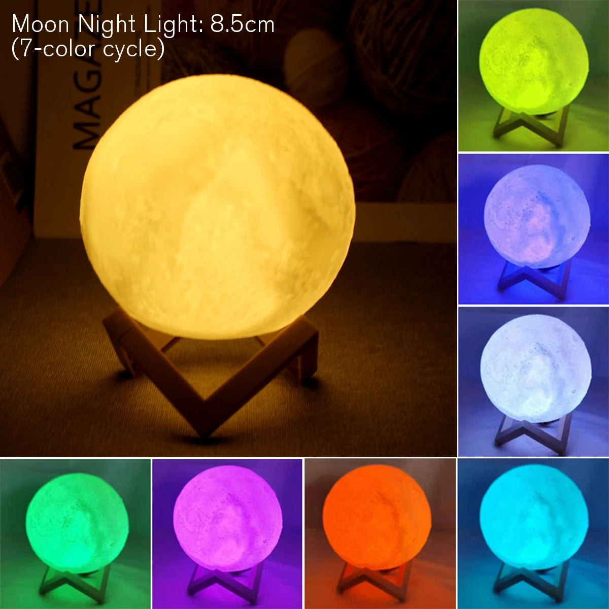 LunaGlow | Kids Night Light Galaxy Lamp