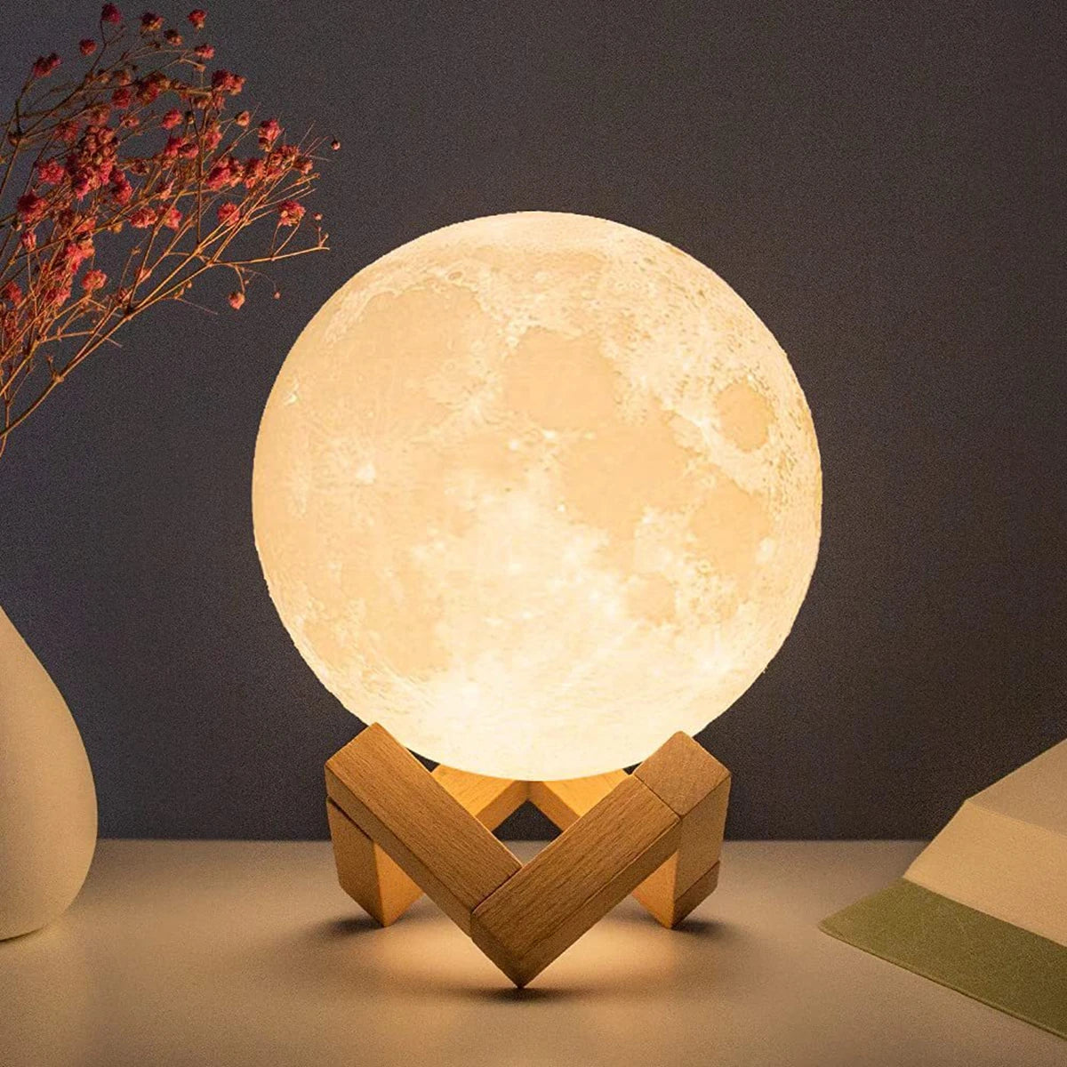 LunaGlow | Kids Night Light Galaxy Lamp